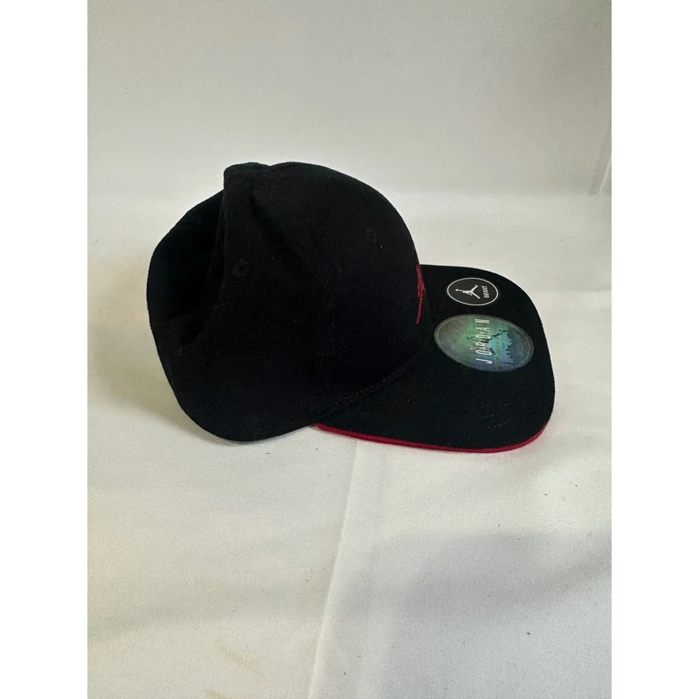 Jordan Infant Black Red Logo Adjustable Hat‎ Cap Baby Toddler